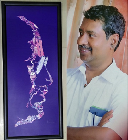 ”ராகதேவனுக்கு ஓவியங்களால் ஒரு காணிக்கை!” சேலம் ரசிகனின் வித்தியாச முயற்சி!!
